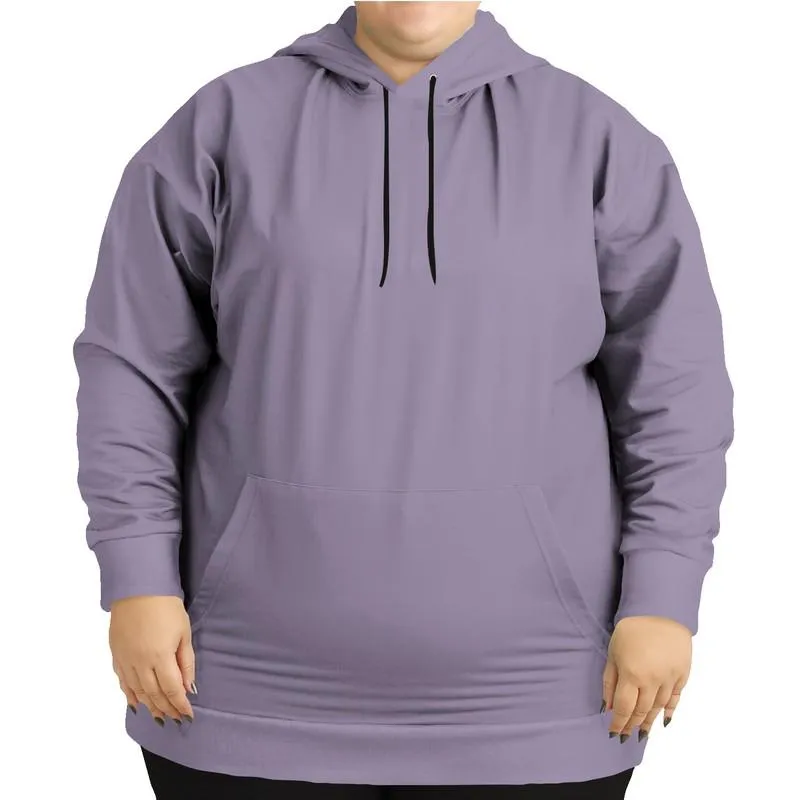 Shaded Pale Pastel Violet Gray Hoodie | Unisex | with PLUS sizes | C22M30Y0K30