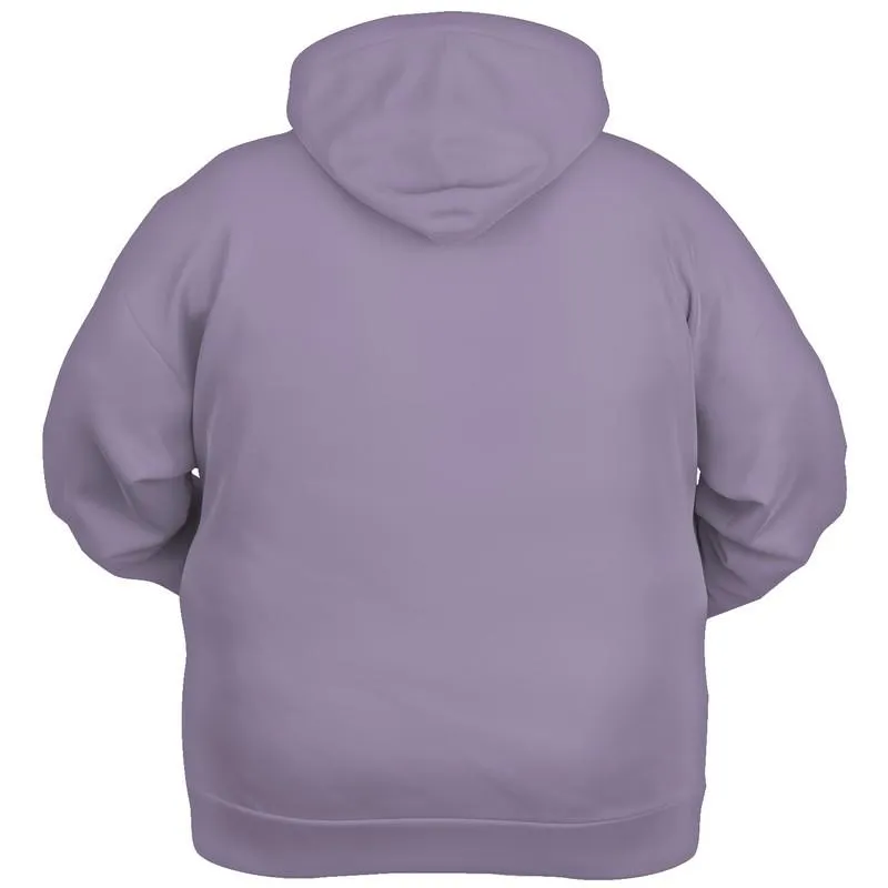 Shaded Pale Pastel Violet Gray Hoodie | Unisex | with PLUS sizes | C22M30Y0K30