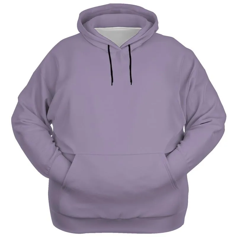 Shaded Pale Pastel Violet Gray Hoodie | Unisex | with PLUS sizes | C22M30Y0K30