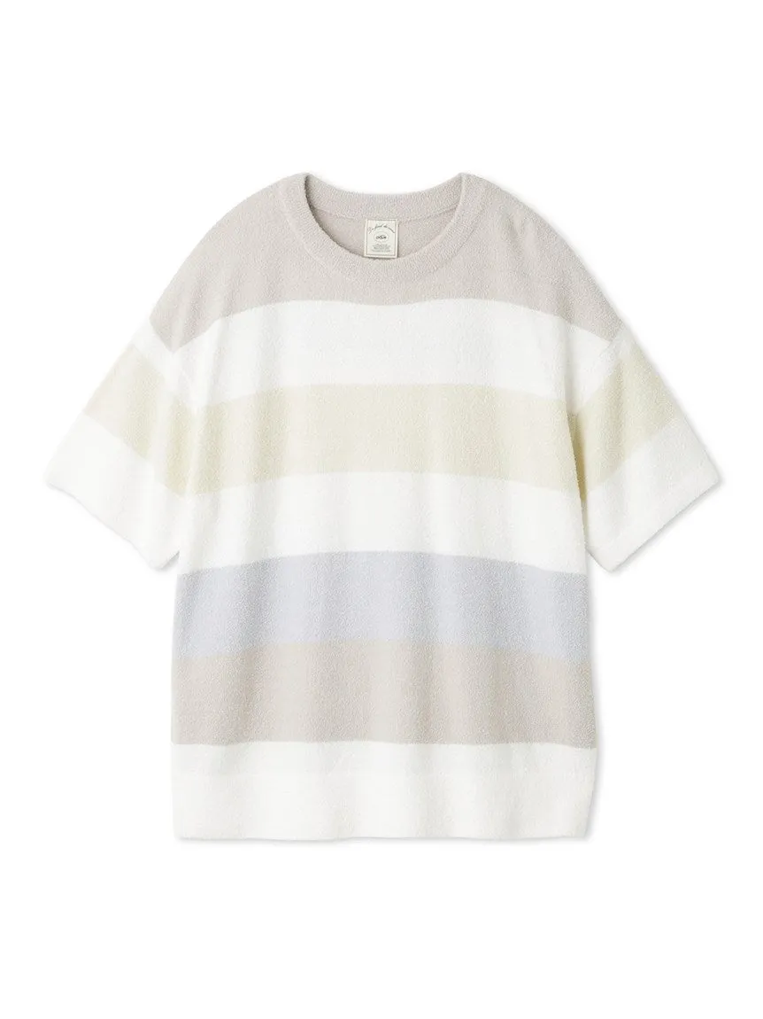 Smoothie Family Border Short-Sleeved Pullover