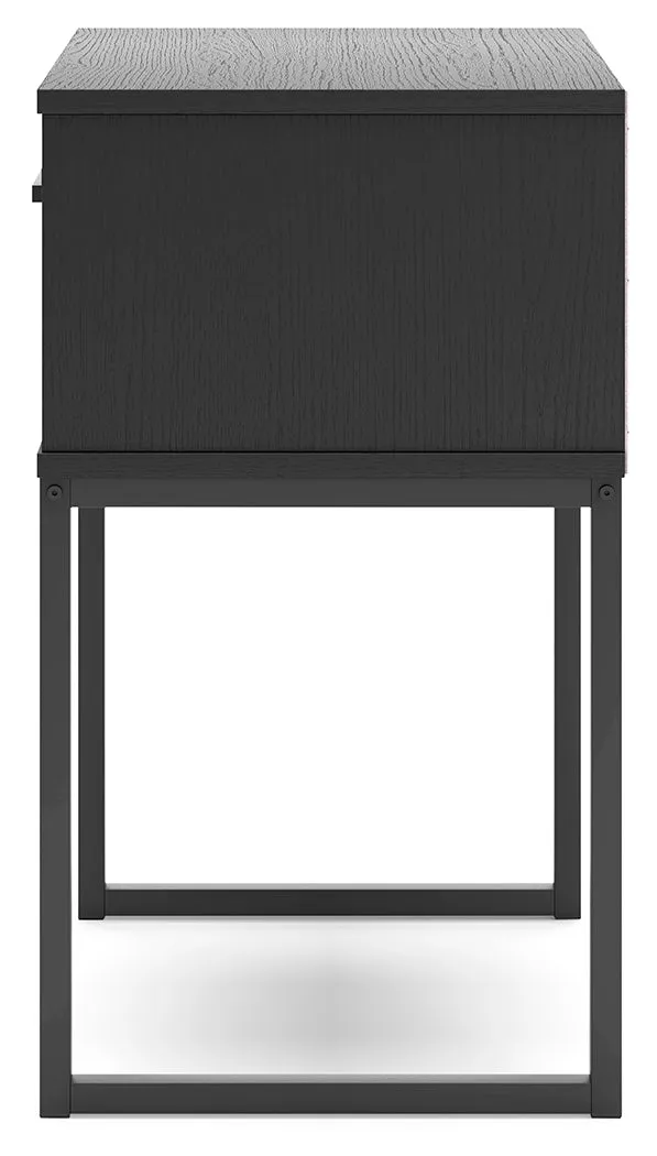 Socalle Queen Platform Bed with Dresser and Nightstand in Black