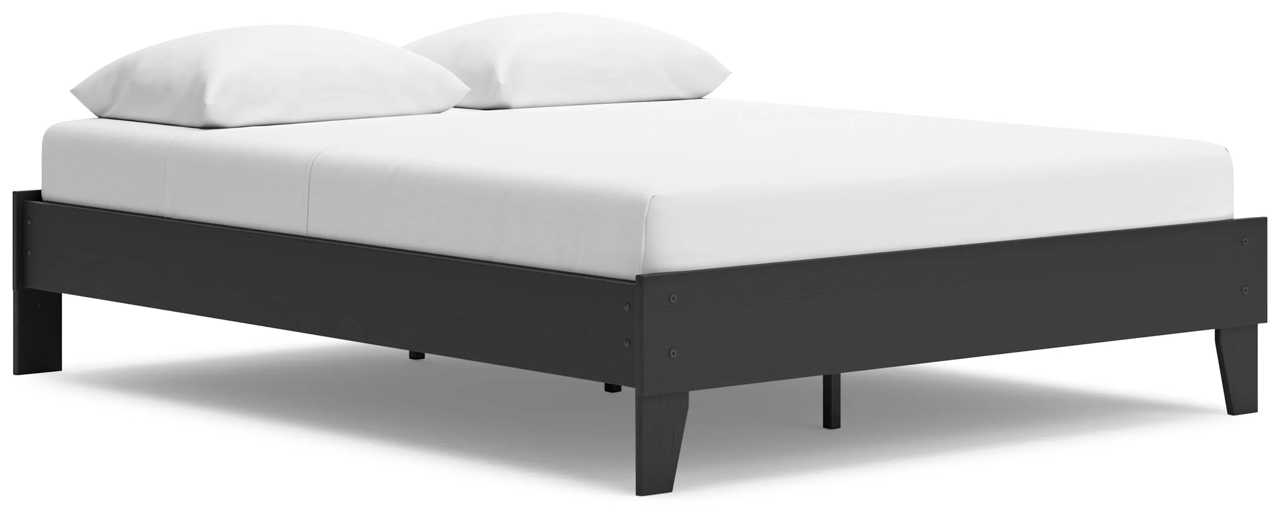 Socalle Queen Platform Bed with Dresser and Nightstand in Black