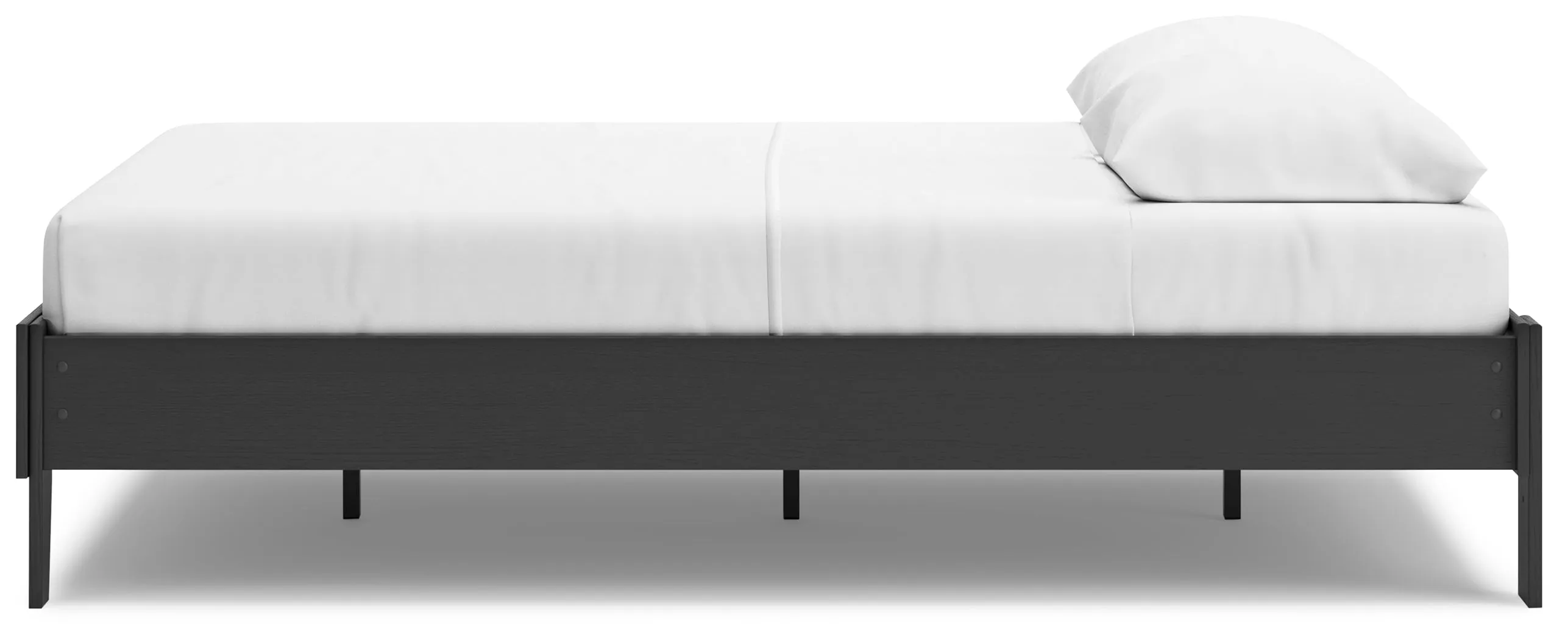 Socalle Queen Platform Bed with Dresser and Nightstand in Black
