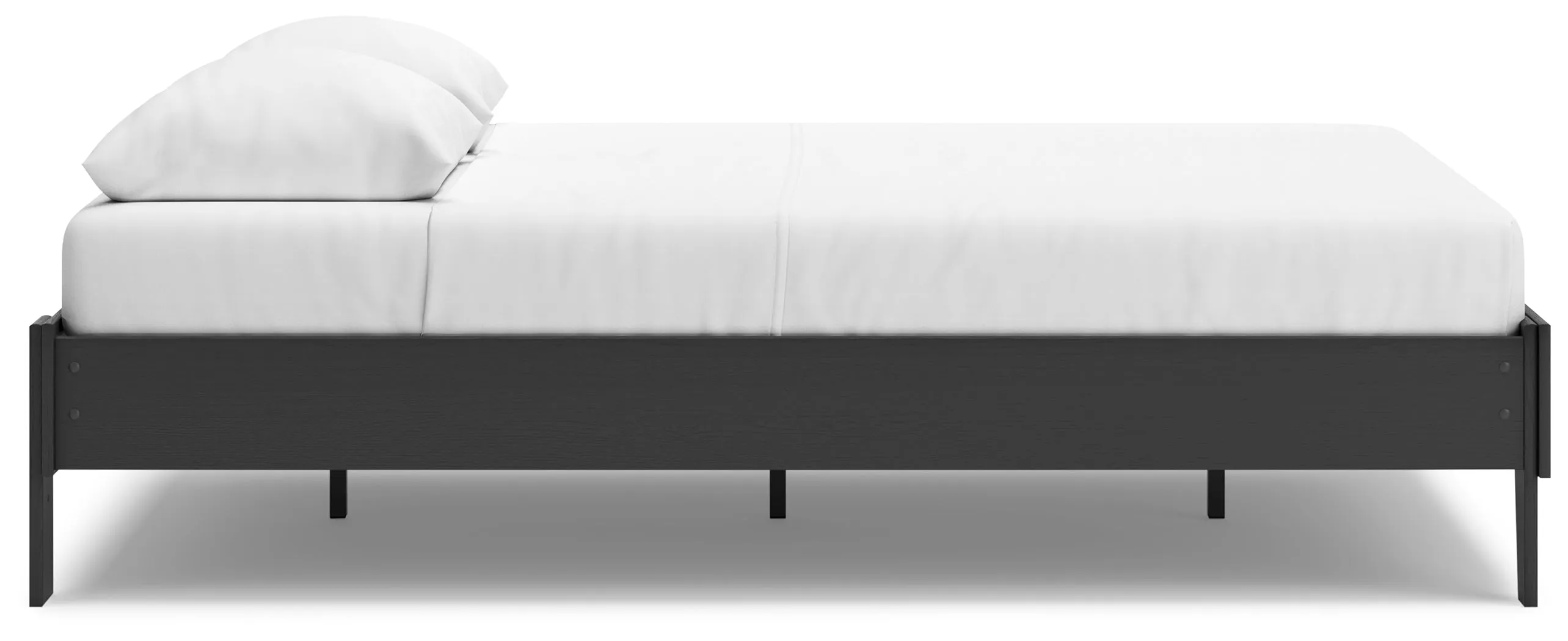 Socalle Queen Platform Bed with Dresser and Nightstand in Black