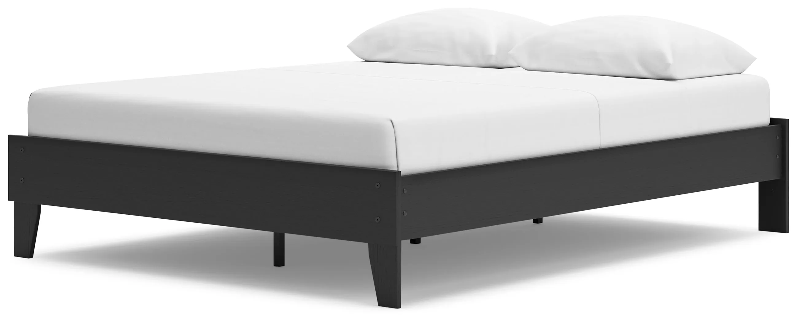 Socalle Queen Platform Bed with Dresser and Nightstand in Black
