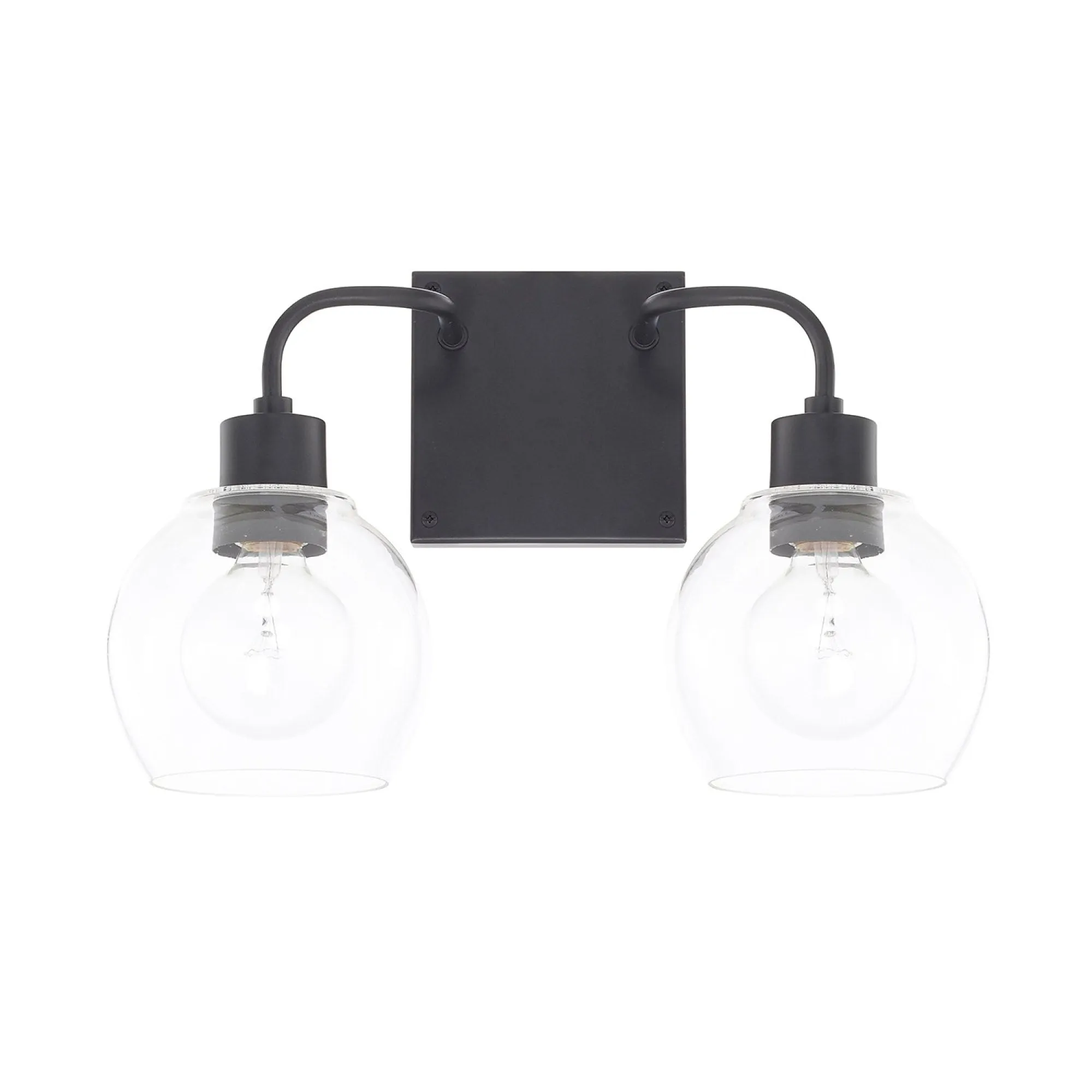 Tanner 2 Light Vanity - Black
