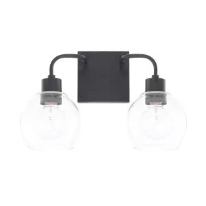 Tanner 2 Light Vanity - Black