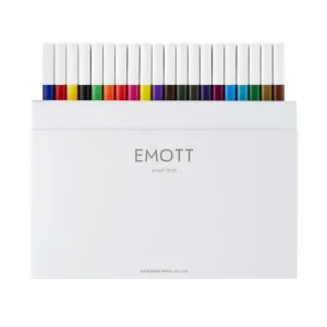 Uni Emott Everfine Fineliners 0.4mm Assorted 40 Pack