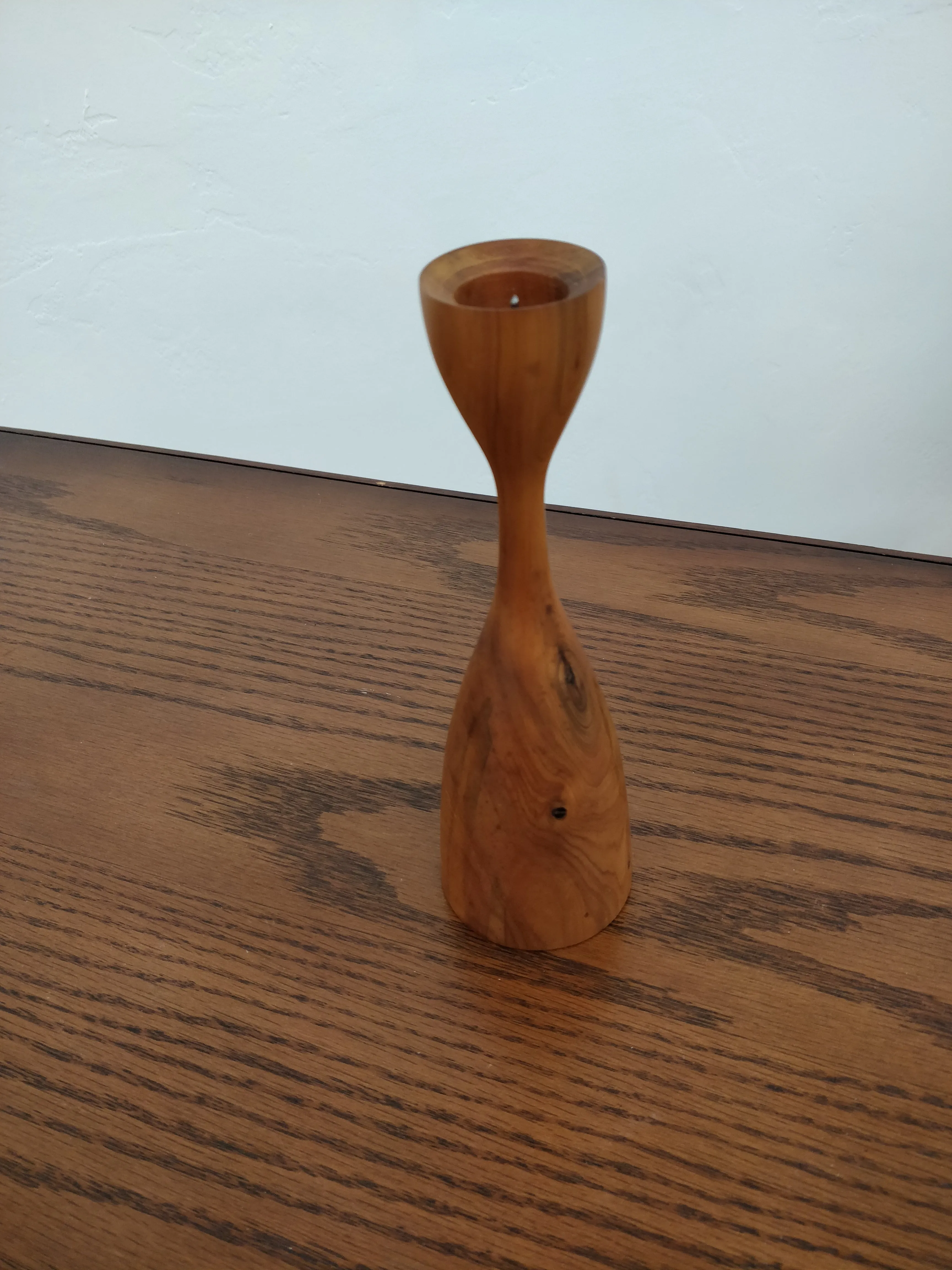 Vintage Solid Wood Candle Holder