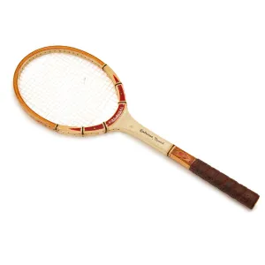 White Vintage Badminton Racket (A D)