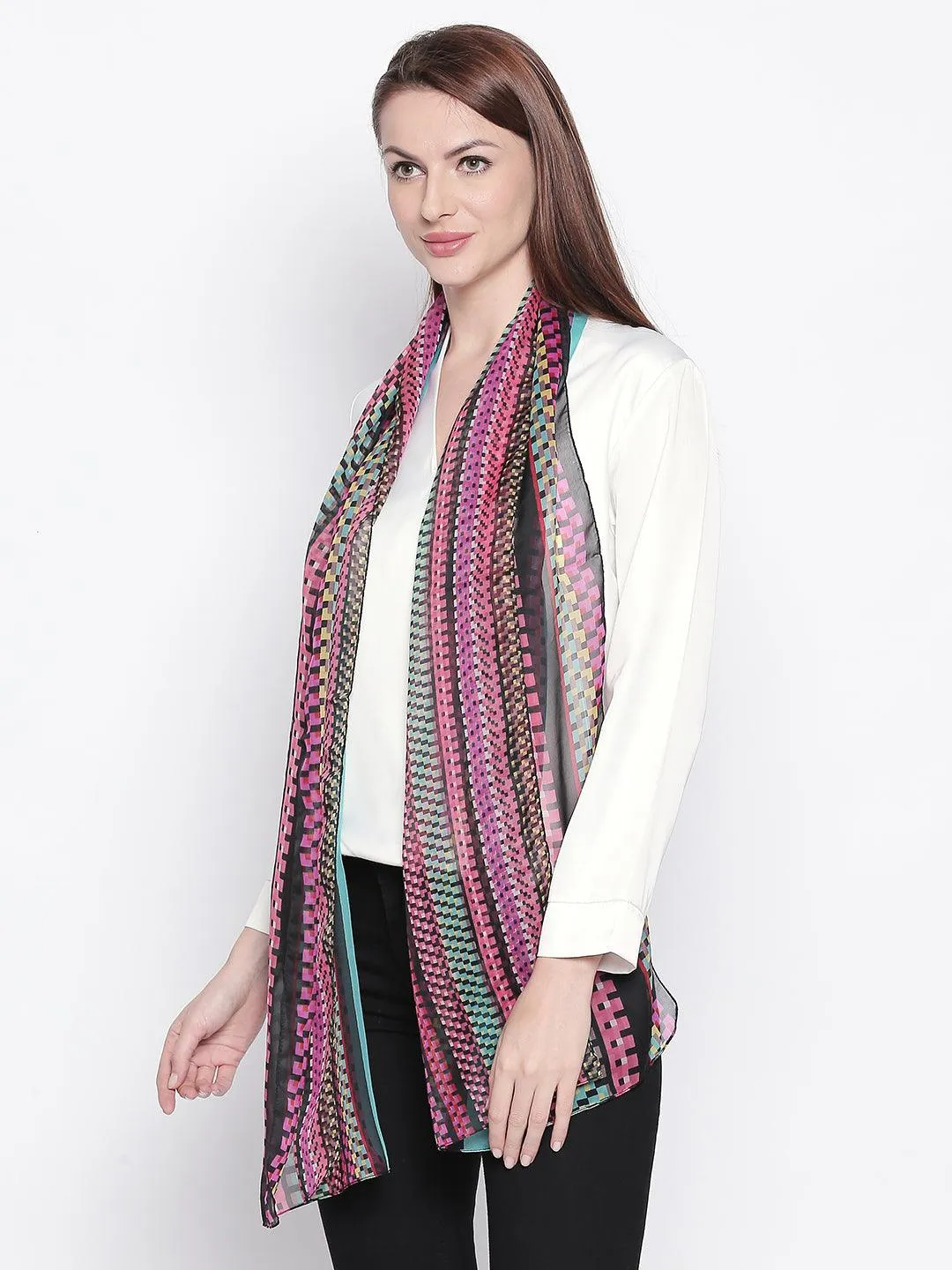 Women Multicoloured Printed Stole