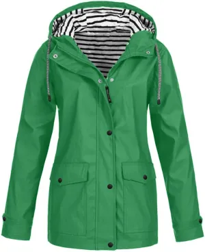 Women's Winter Jacket Quilted Puffer Parka Outdoor Coat Plus Women's Coat Mountain Windbreaker Hooded Raincoat
