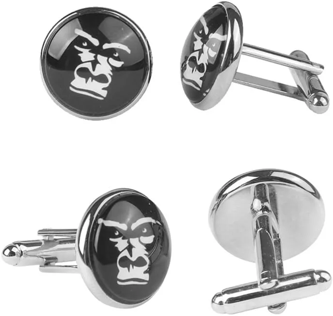World Map Cufflinks Wedding Vintage Personalised Gifts Father Grandfather Dad Tie Clip Blue ZUNON