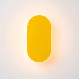 Yolk yellow mini diffuser wall light